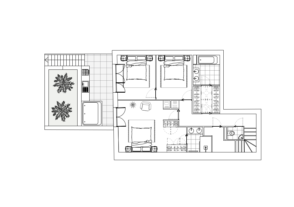 À contrebas - Plan 1