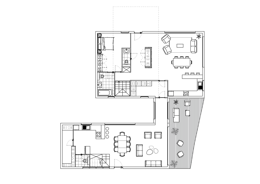 Croisement axial - Plan 2
